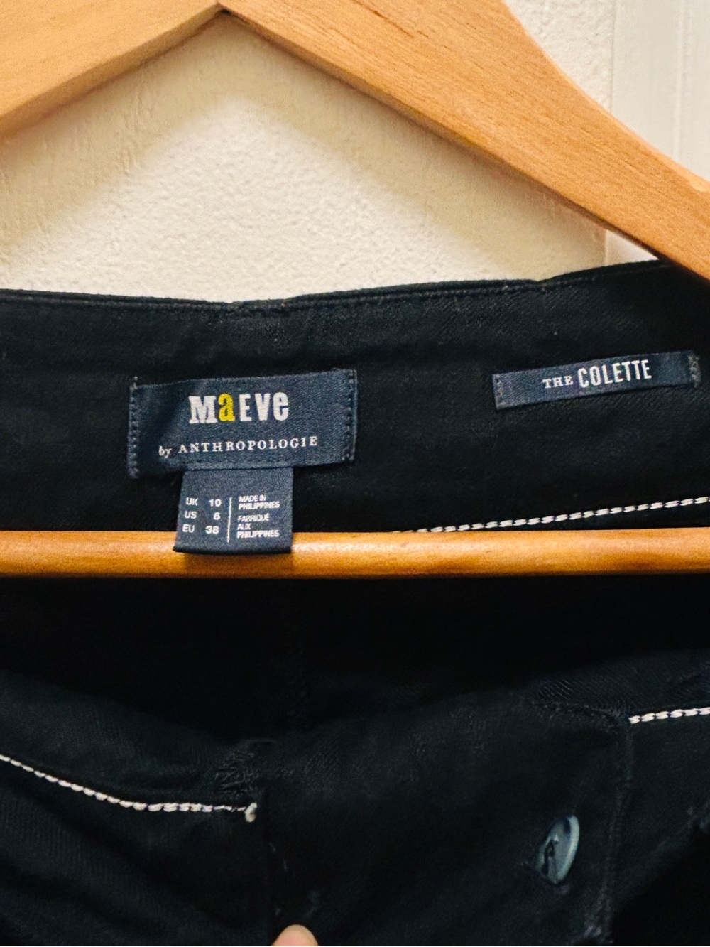 Anthropologie Maeve The Colette Black Men’s Jeans
